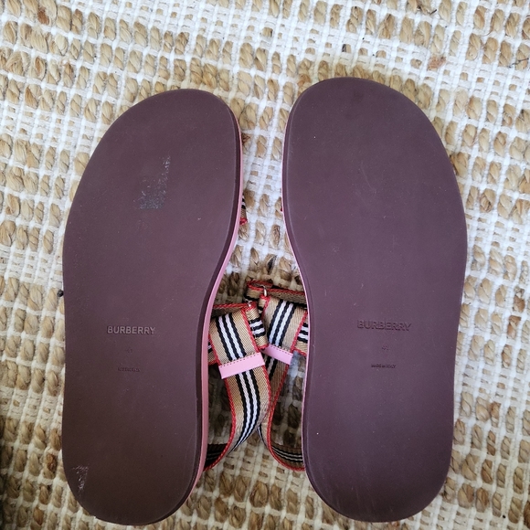 Burberry Cloth Sporty Sandals - Picture 3 of 6